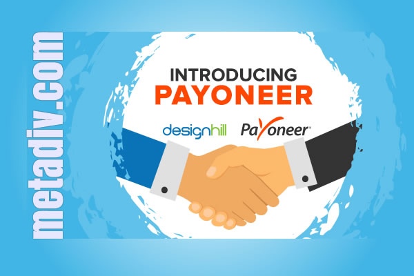 Designhill Introduced Payoneer as their Payment Method for designers
